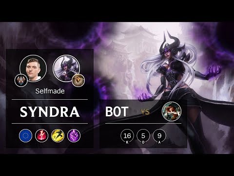 Syndra Bot vs Miss Fortune - EUW Challenger Patch 9.24