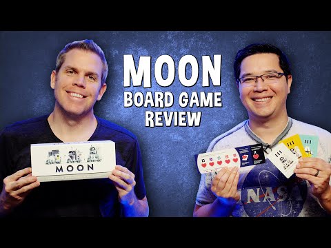 Review of Moon - Lunar Base Building Card Drafting Board Game