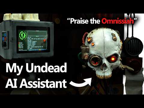 I built a Talking, Levitating Servo Skull from Warhammer 40k