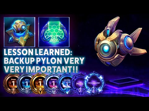 Probius Null Gate - LESSON LEARNED: BACKUP PYLON VERY VERY IMPORTANT!! - Bronze 2 Grandmaster S3 202