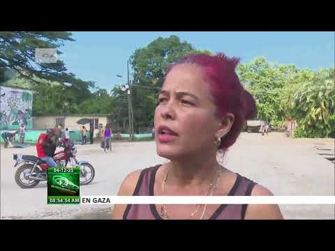 Reconstrucción de viales en Granma como parte de la recuperación tras Melissa