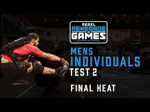 Individual Men's Test 2 FINAL HEAT - REBEL Renegade Games 2023 African CrossFit Semifinal.
