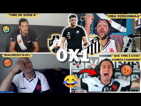 REAÇÕES VASCAINAS E TRISTEZA TOTAL- FICA BARBIERI - VASCO 0X1 SANTOS - BRASILEIRÃ0 2023