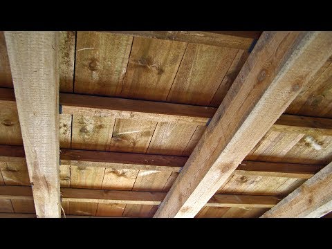 Strawbale Vlog 51 - podłoga na stropie drewnianym