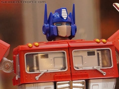 Hasbro's Transformers Masterpiece Optimus Prime on display at BotCon 2012