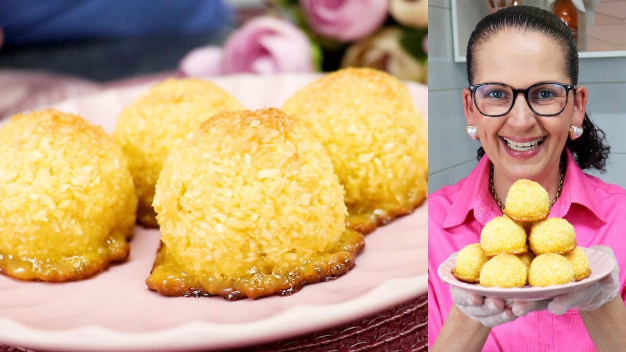 COCADA MAIS FÁCIL DO MUNDO! SEM LEITE CONDENSADO E SEM FOGO! RÁPIDA, É SÓ MISTURAR - Isamara Amâncio