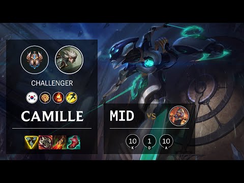 Camille Mid vs Qiyana - KR Challenger Patch 11.5