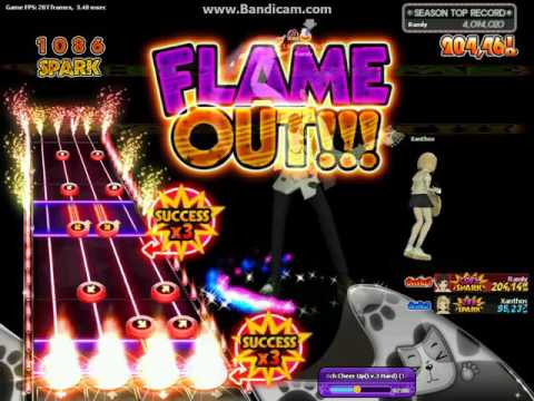 Guitar Mode AuditionPVS MixMatch Cheer Up (Lv.3 Hard) With Flame Out