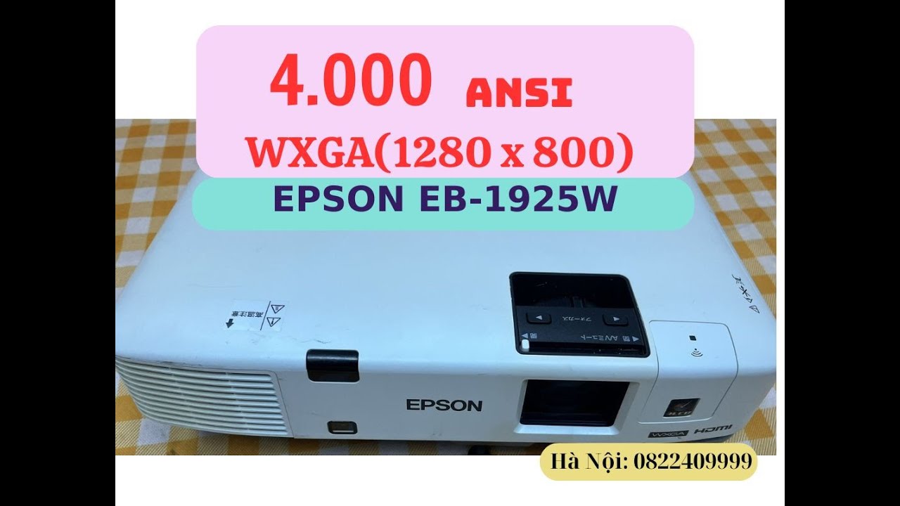 Máy chiếu cũ Epson EB 1925w giá rẻ (MALF110412L)
