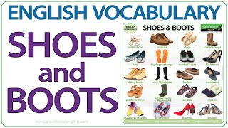 English Vocabulary: Shoes and Boots - Types of footwear in English