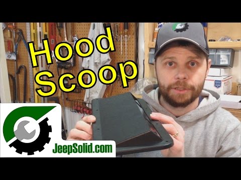 Jeep Hood Scoop Rugged Ridge