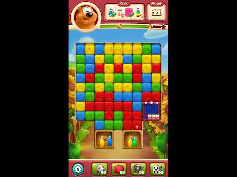 Toon Blast Level 7807 - NO BOOSTERS 🐻🐺🐱 | SKILLGAMING ✔️