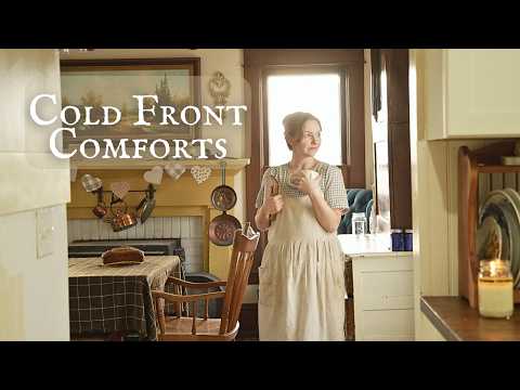 Rural Slow Living | Preparing for a Cold Front making Sourdough and comfort foods