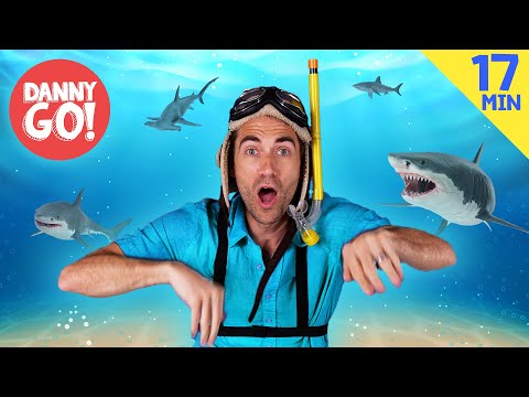 Sharks, Dinosaurs, Balloons + more! ???????????? | Dance Along Compilation | Danny Go! Songs for Kids