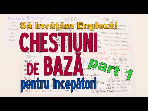 Sa invatam engleza - CHESTIUNI DE BAZA - Let's Learn English (Invata engleza de la zero in 50 min!)
