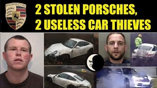 STOLEN PORSCHE MAYHEM, 2 pinched 911’s, same Outcome. True Crime
