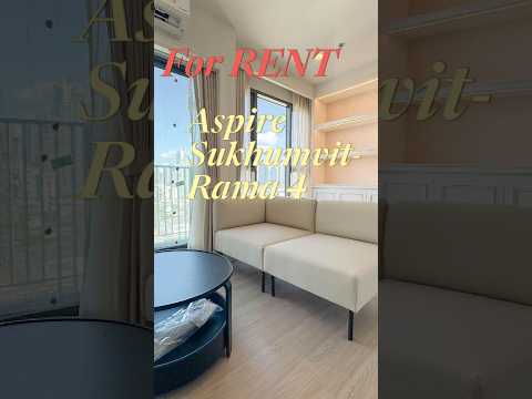 🔥ให้เช่า ห้องใหม่ไม่เคยเข้าอยู่🔥Aspire Sukhumvit-Rama 4, 1ห้องนอน/1ห้องน้ำ 35sqm ชั้น10 วิวเมือง ใกล้ BTSพระโขนง – รูปที่ 3