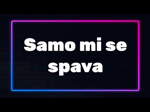 Lyrics | Samo mi se spava - Luke Black | Serbia - Eurovision 2023
