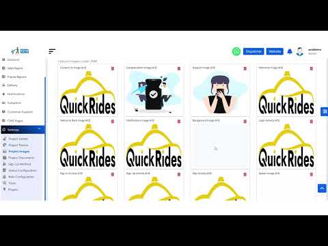 Brand Visuals: Add Images Reflected Across Web, App & Admin Panel in pickup&delivery