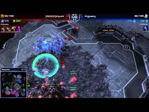 SC2 - Daily Masters - PvZ - Pigbaby vs HyuN
