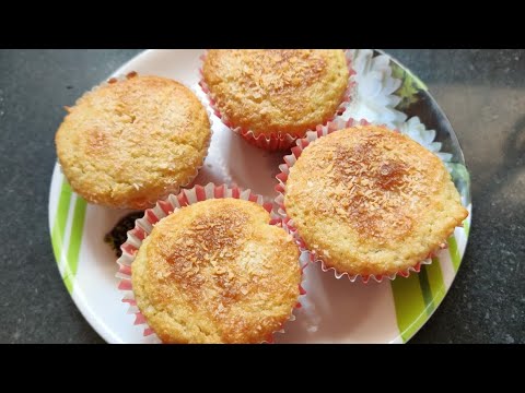 Rava and Jaggery Cupcake | Rava Cupcake with Coconut | Rava Cupcake Recipe | Hashika's Kitchen