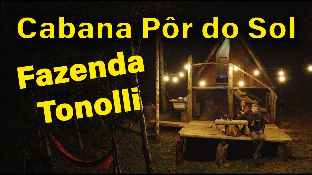 Cabana na Fazenda Tonolli em Benedito Novo