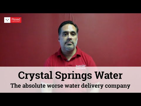 Crystal Springs Water - The absolute worse water delivery company