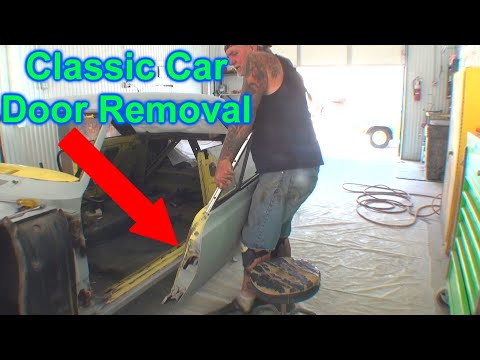 How To Remove A Door From A Classic Car Or Truck - Automotive Tech Tips
