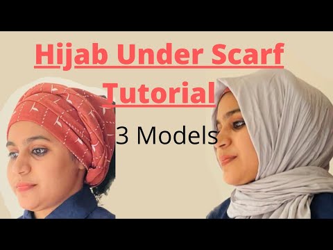 3 Models, Under Scarf Tutorial Malayalam | easy turban tutorial | Hez Innovations # Hez