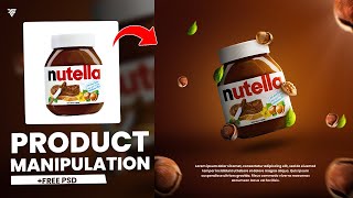Designing Stunning High-End Advertising Product Manipulation with Photoshop - Complete Tutorial 🔥