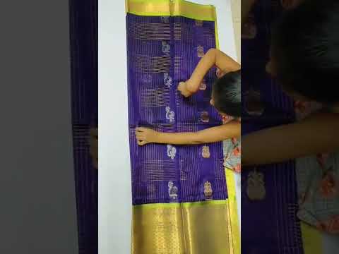Excellent picture of Kanche sateen border special gadi buta weaving sarees