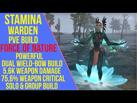 ESO Stamina Warden PVE Build - Force of Nature - PVE Guide Markarth
