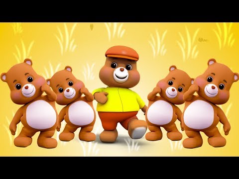 Orsacchiotto dita famiglia | filastrocche | canzoni per bambini | Teddy Bears Finger Family