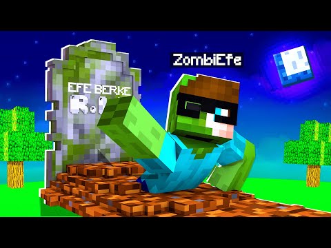 MEZARDAN ÇIKIP ZOMBİ OLDUM  -Minecraft