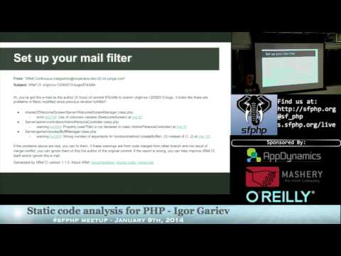 SF PHP - Static code analysis for PHP