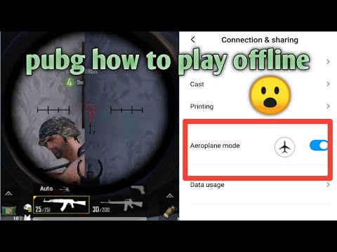 Pubg flight mode on aur enjoy the game || pubg play in flight mode |flight mode me pubg kaise khele?