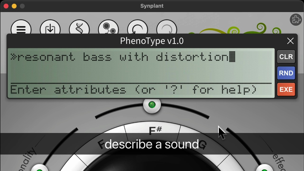 PhenoType - Generate Synplant Patches from Text - YouTube