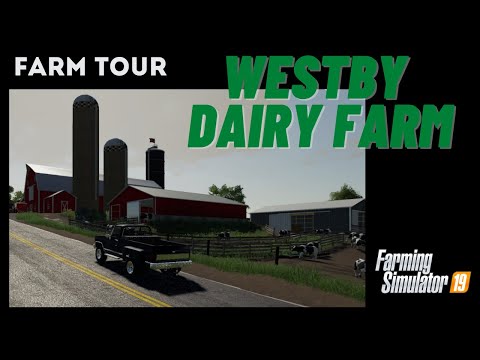 Farm Tour: Westby, WI | John Deere Dairy Farm | Farming Simulator 19