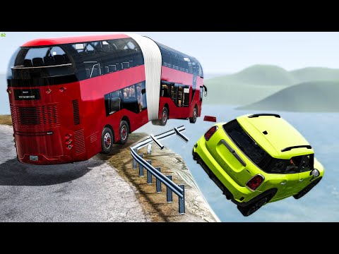 Cliff Drops Car Crashes 😂 #31 - BeamNG Drive | CRASHdriven