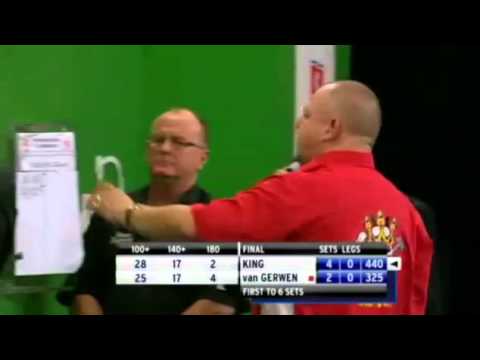 King v van Gerwen | 6/9 | FINAL | World Grand Prix 2012