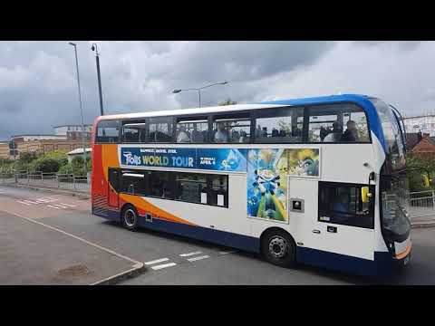 Stagecoach East Midlands 16 Full Route Journey Visual- Mansfield to Clipstone | YN04KGE 18121