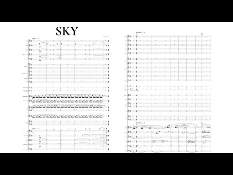 Sky 【for Orchestra | Score/Sheet Music | original composition】