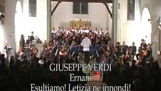 preview picture of video 'Giuseppe Verdi - Esultiamo! da Ernani'