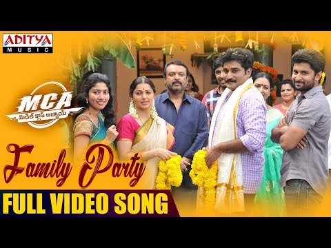 Family Party Full Video Song | MCA Full Video Songs| Nani, Sai Pallavi | DSP | Dil Raju