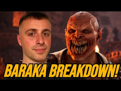HOW TO PLAY BARAKA *BREAKDOWN* (EXPLAINED): MORTAL KOMBAT 1!