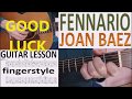 FENNARIO - JOAN BAEZ fingerstyle GUITAR LESSON