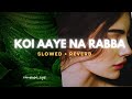 Koi Aaye Na Rabba Slowed Reverb Lyrics