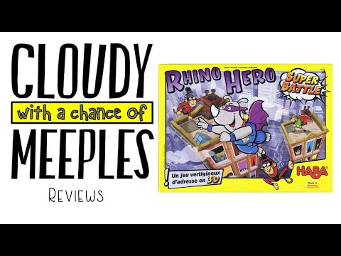 Rhino Hero Super Battle Review - Cloudy with a Chance of Meeples