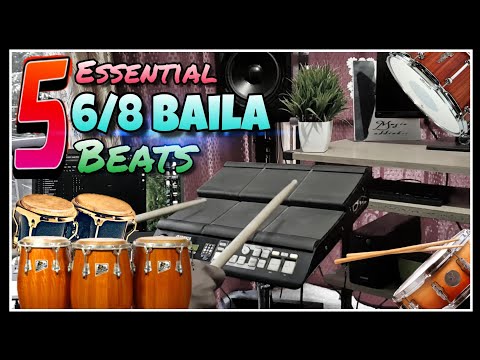 5 ESSENTIAL 6/8 Srilankan baila beats 2021 |  yamaha dtx multi 12 |  part 5 | Dolphin Binesh