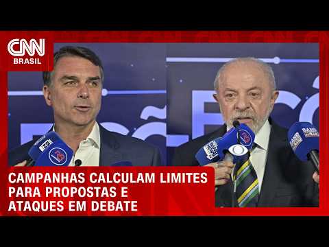 Flávio e Lula calcularão ataques em debates para não afastar indecisos; entenda | CNN 360°
